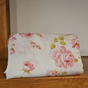 Vintage Wabasso Floral Full Flat Sheet